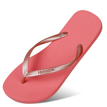 Hotmarzz couleur pure flip-flops pantoufles antidérapantes plage occasionnels sandales
